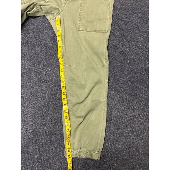 BBJ Los Angeles Olive Green Cargo Pants 30 Waist Cotton Blend Juniors 11 - Picture 7 of 13